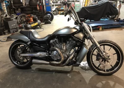 motorcycle restoration at v-twin